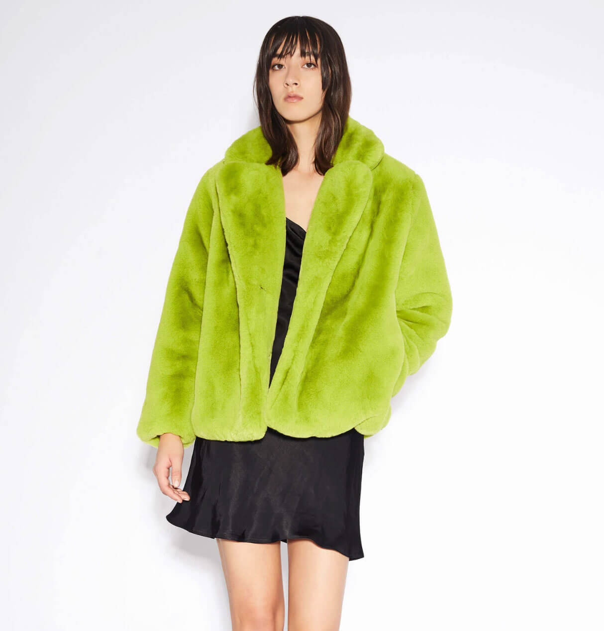 The Green Faux Fur Coat I Unexpectedly Fell In Love With - an