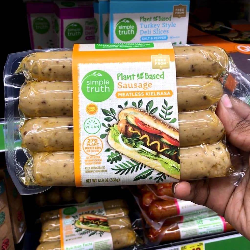 Kroger Simple Truth Plant-Based Sausage