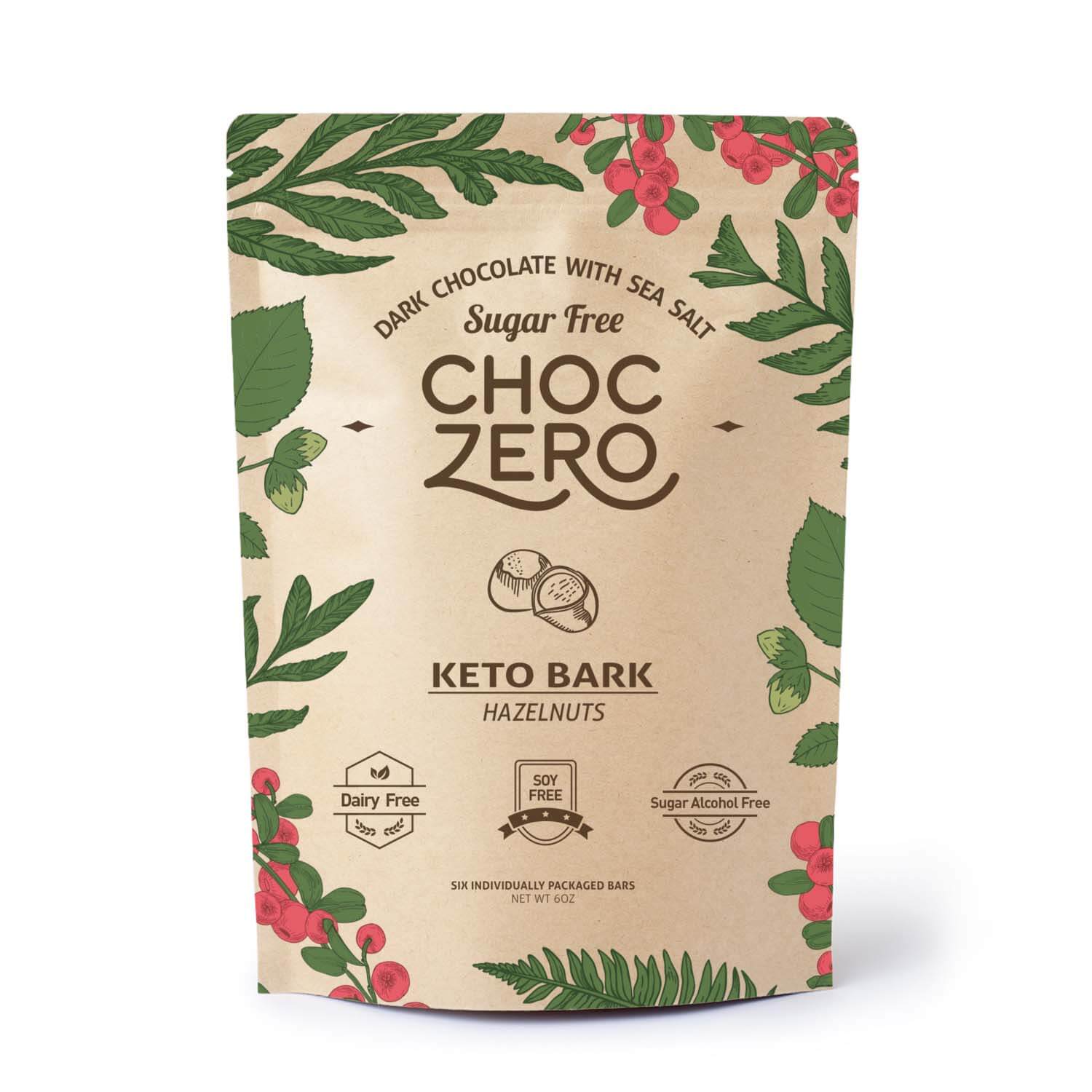 ChocZero Dark Chocolate Hazelnut Bark