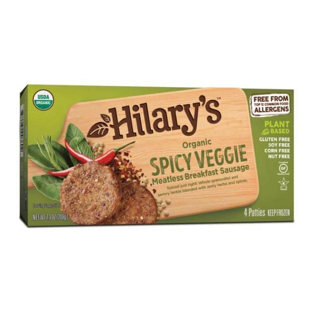 Hilary's vegan sausage