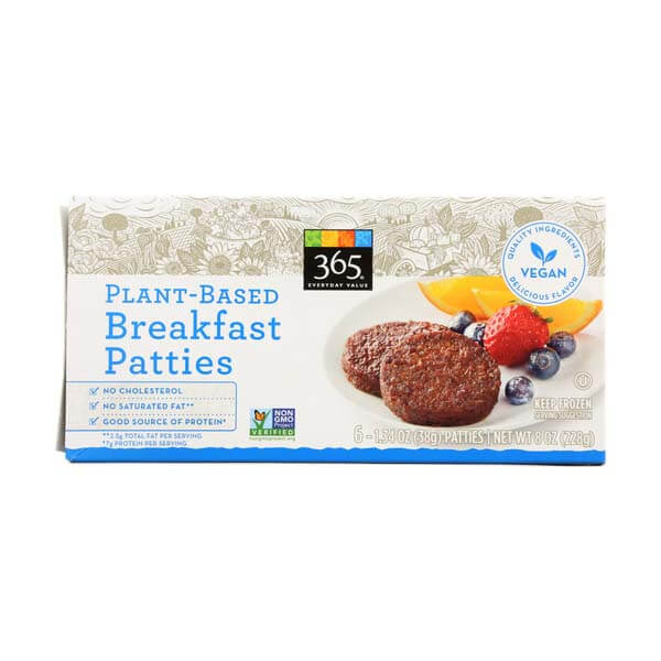 365 Everyday Value plant-based breakfast patties