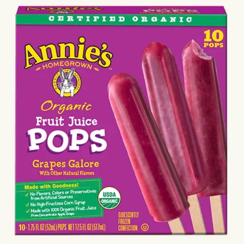 Annie's Organic Fruit Juice Pops