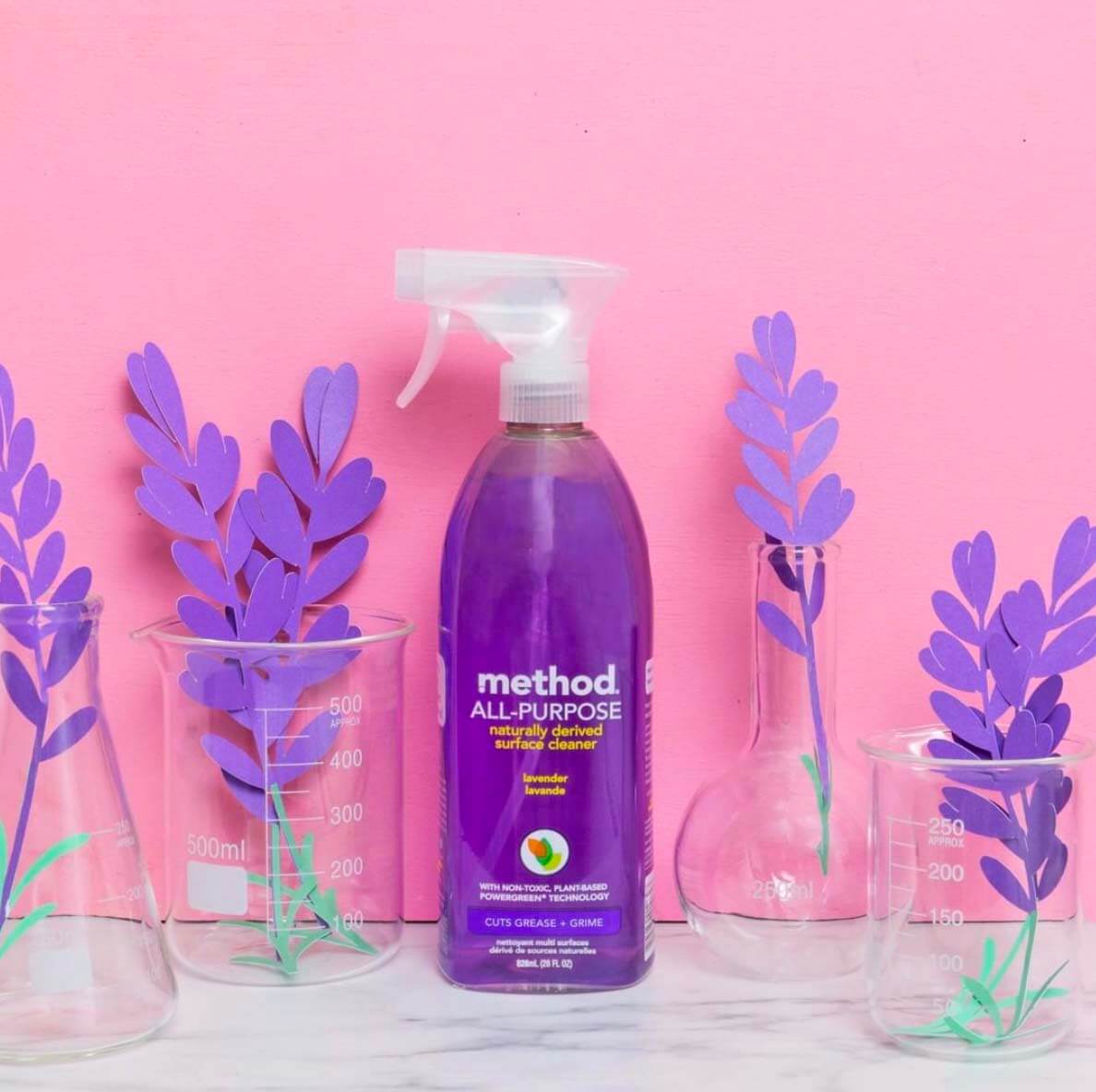 Method French Lavender All Purpose Cleaners Spray Bottle - 28 fl oz