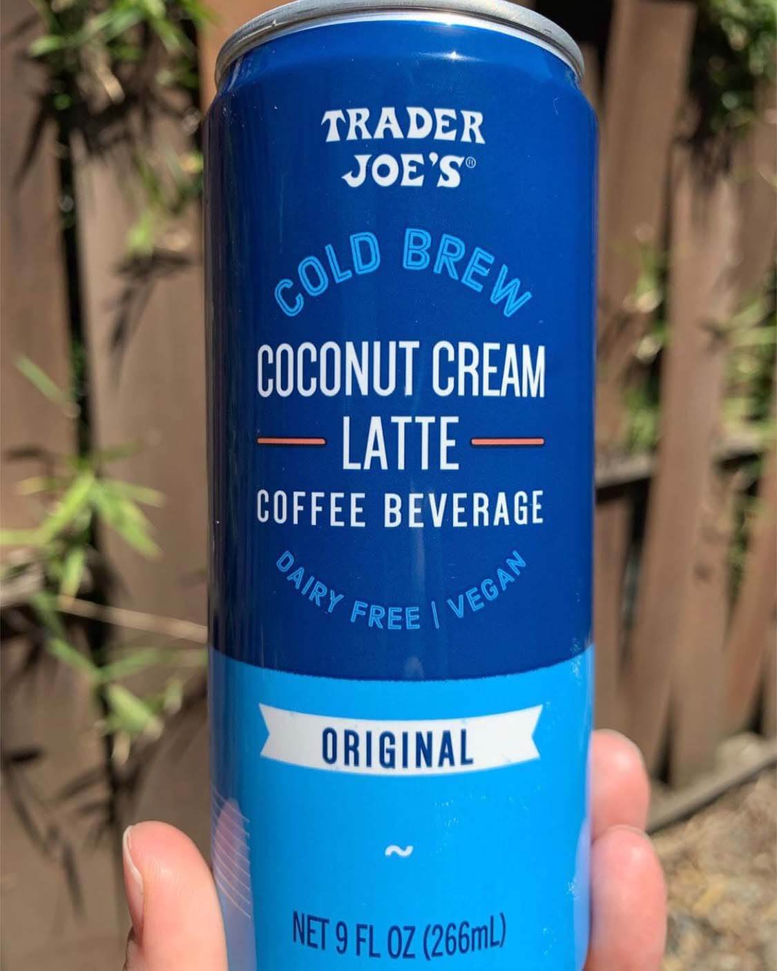 Trader Joe's Coconut Cream Latte