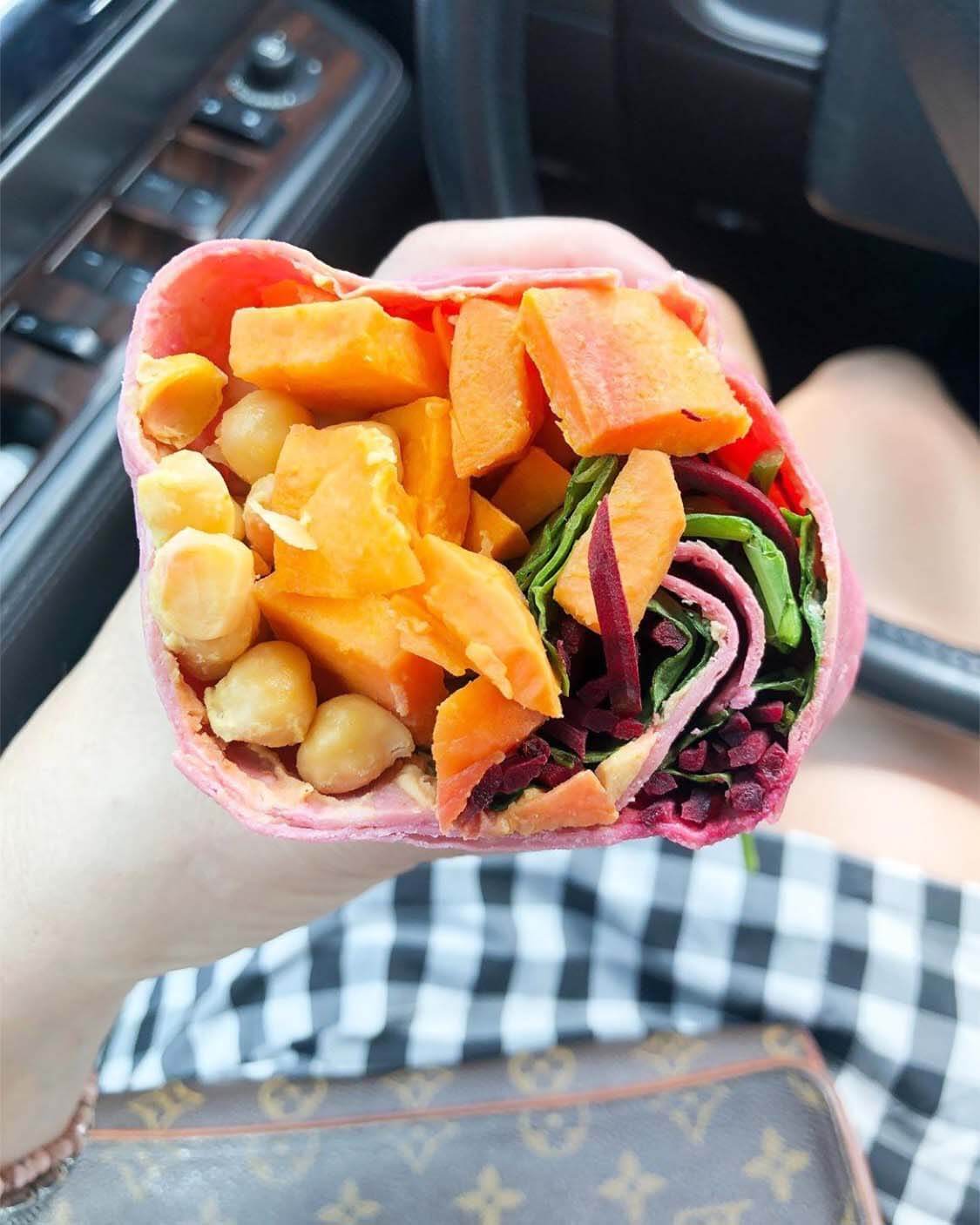 Trader Joe's Rainbow Wrap