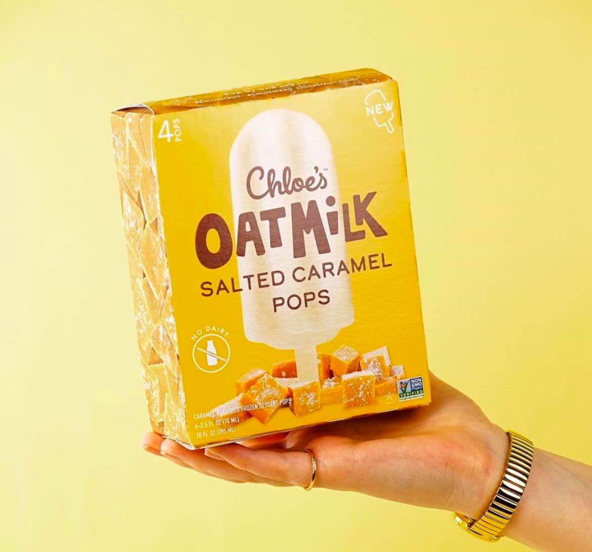 Chloe's Oatmilk Salted Caramel Pops