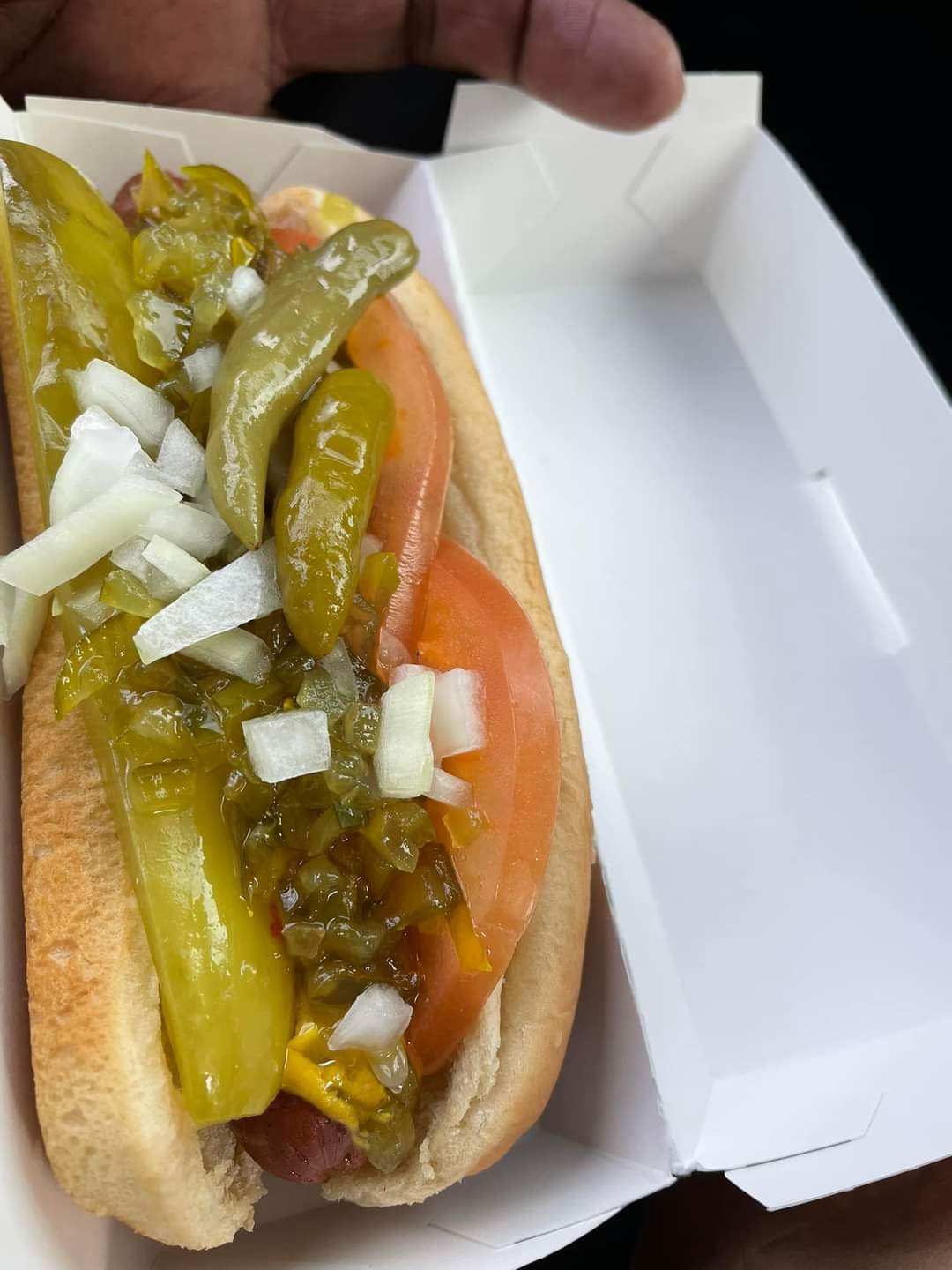 Vegan hot dog from Wienerschnitzel 