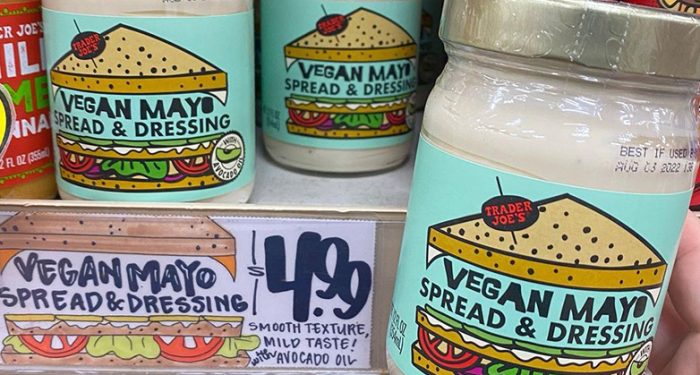 Trader Joe's Vegan Mayo