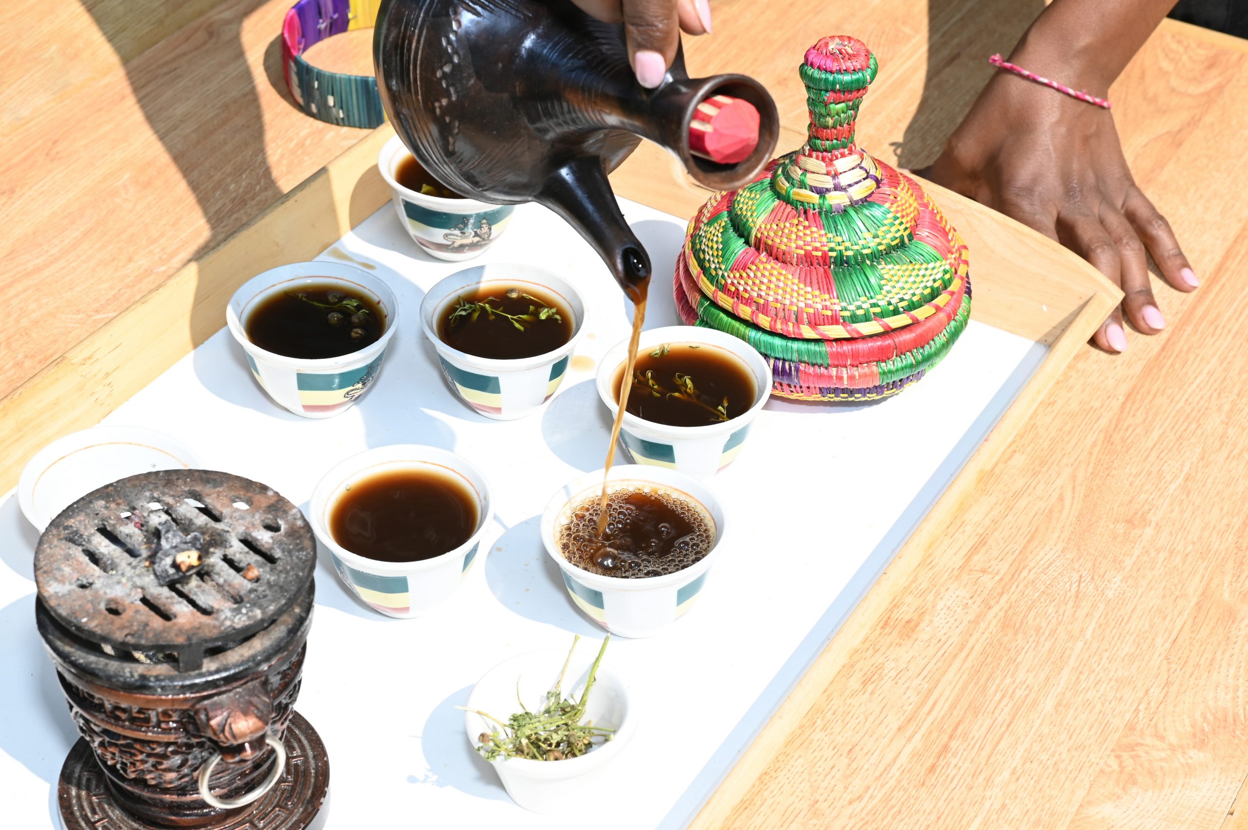 Traditional Ethiopian coffee