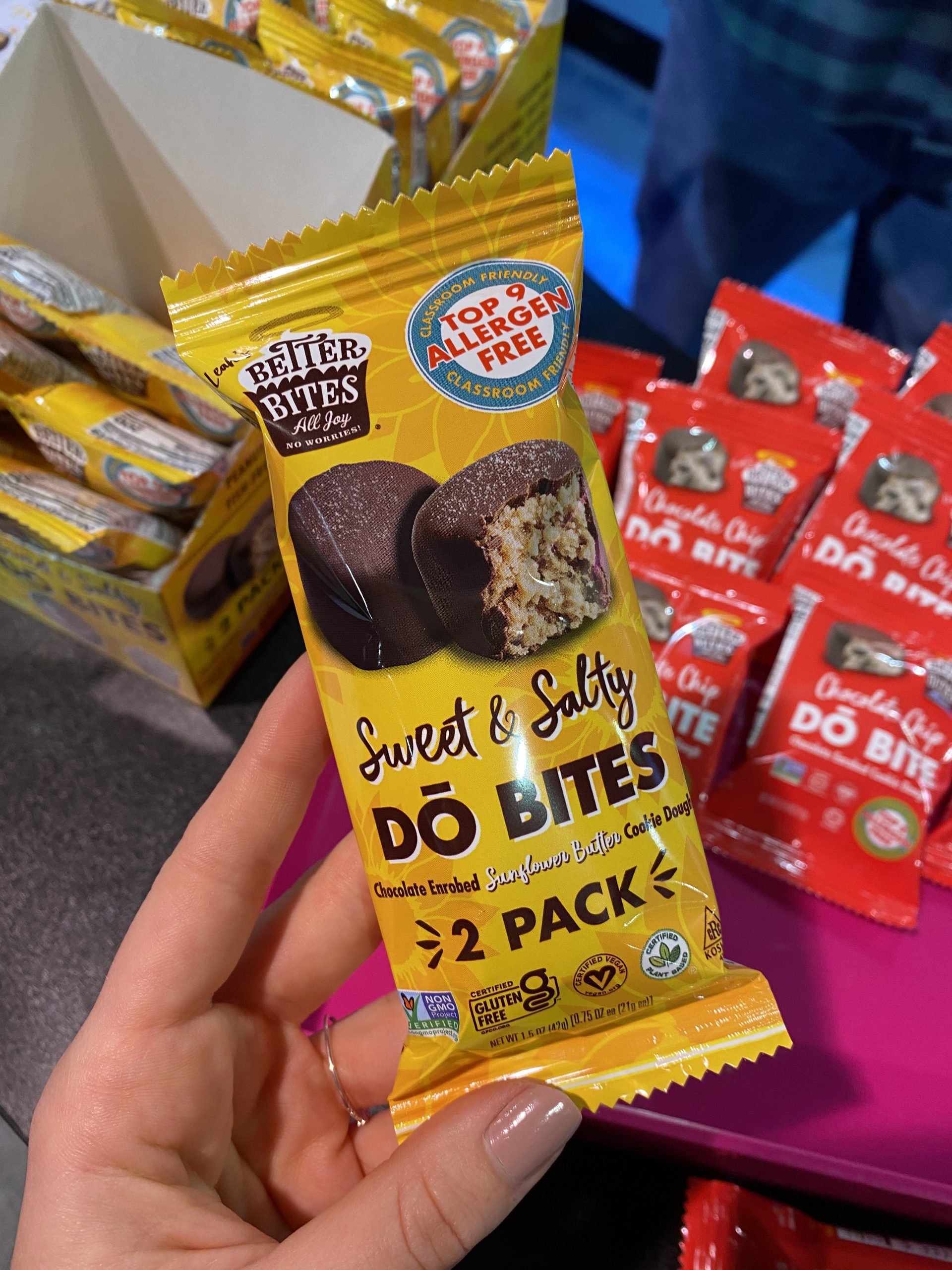  Whoa Dough Edible Cookie Dough Bars- Certified Non-GMO, Kosher  and Gluten Free Bars - Healthy Snack Foods - Plant Based Snacks Made With  Real Ingredients - Brownie Batter Cookie Dough 