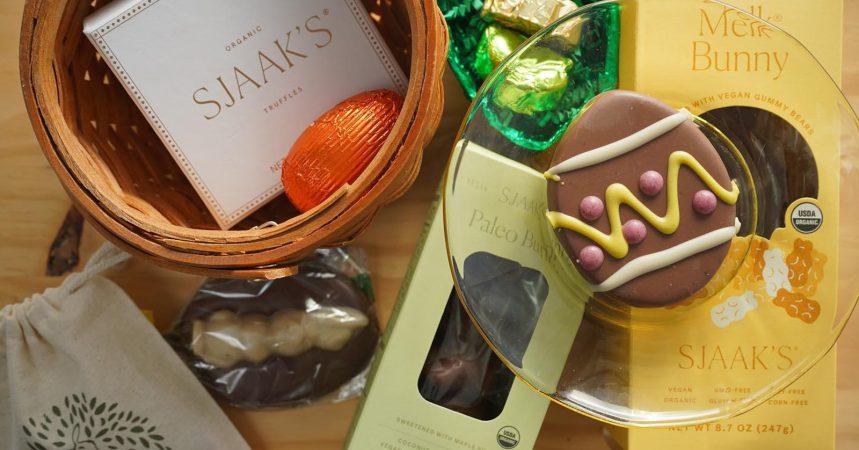 Sjaak's chocolate with box and basket