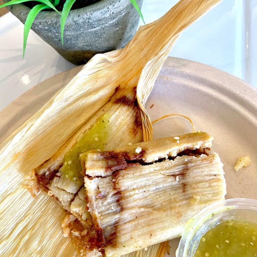 Vegan tamales from Artesano Tamaleria