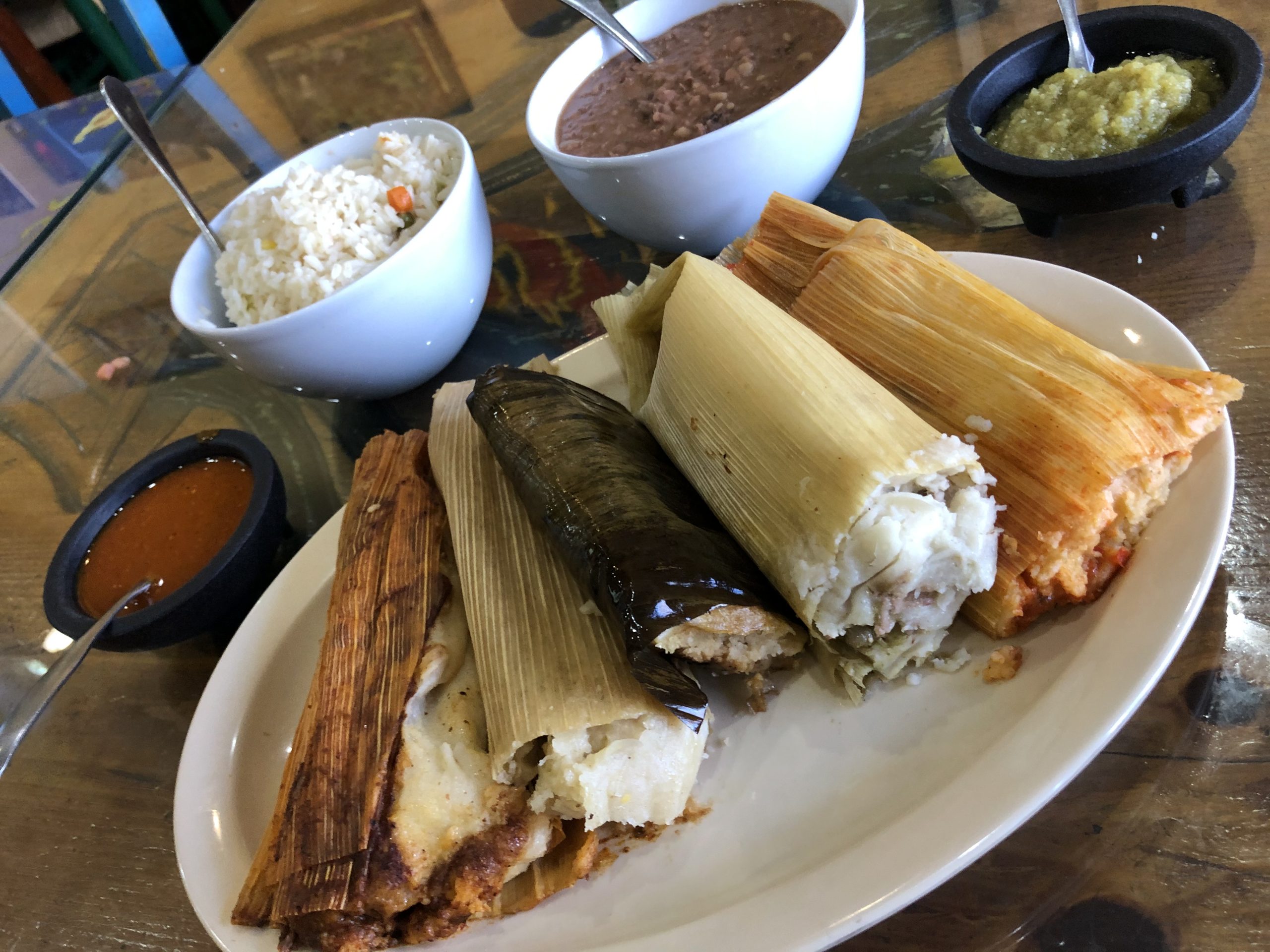 Vegan tamales from Mama's Tamales