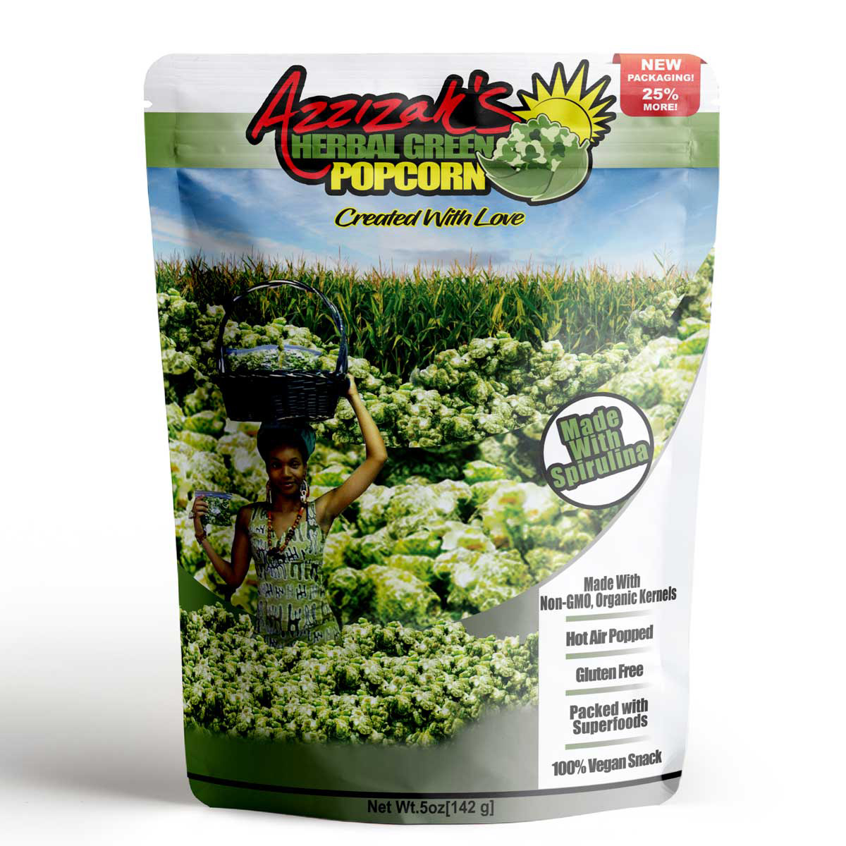 Azzizah's Herbal Green Popcorn