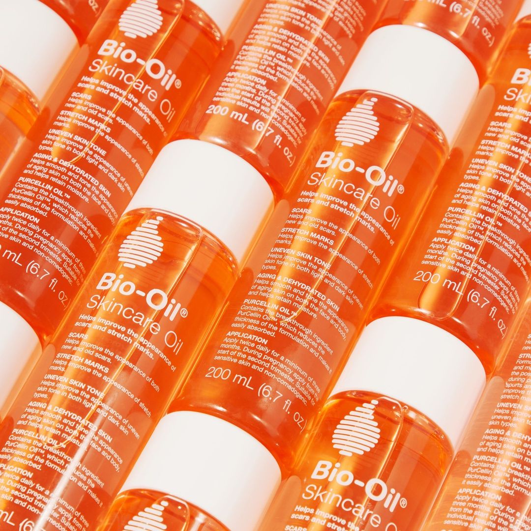 Bio-Oil products lined up