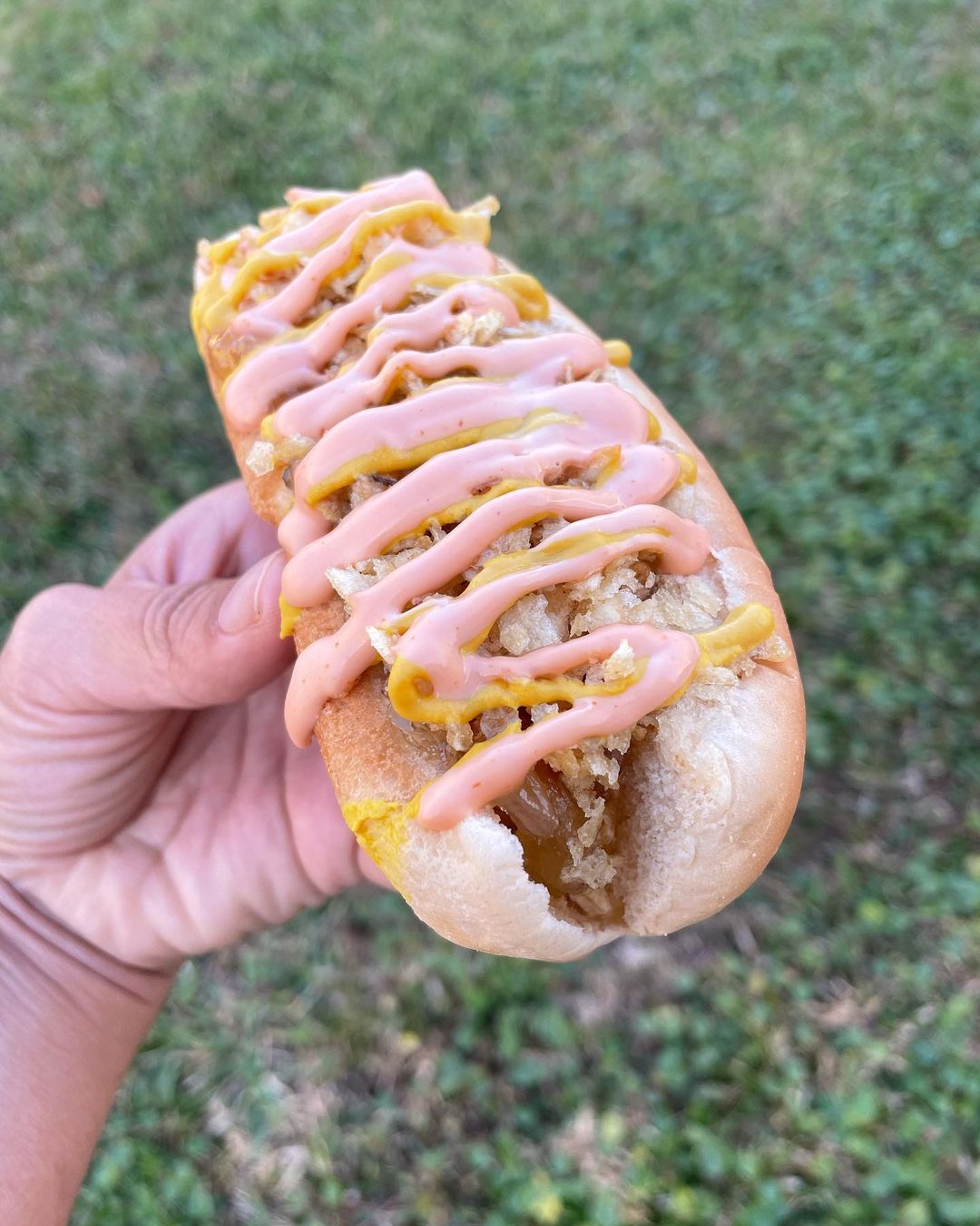 Earthy Picks vegan hot dog
