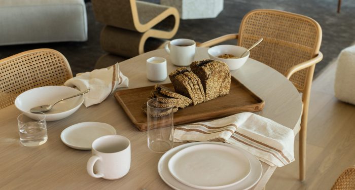 Fable serveware on table