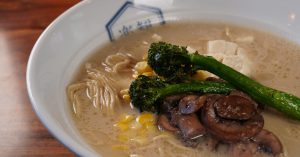 RAKKAN Truffle Ramen in bowl