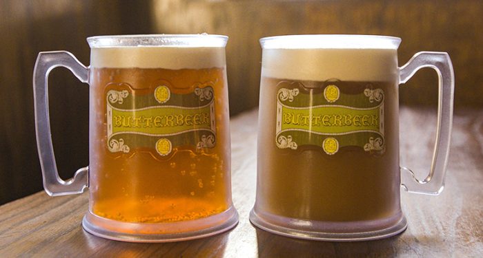 Two Butterbeers on table