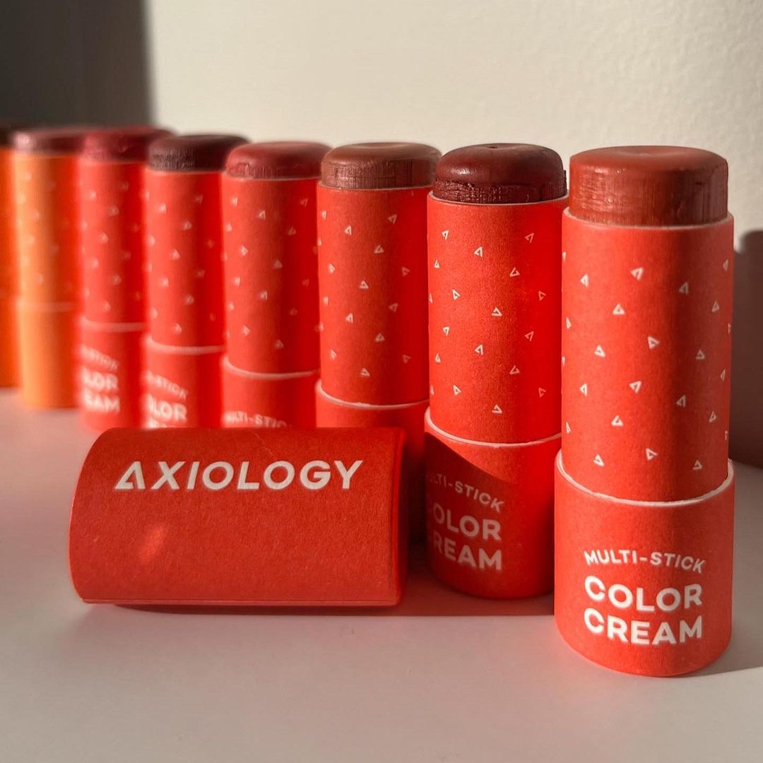 Row of Axiology color cream sticks