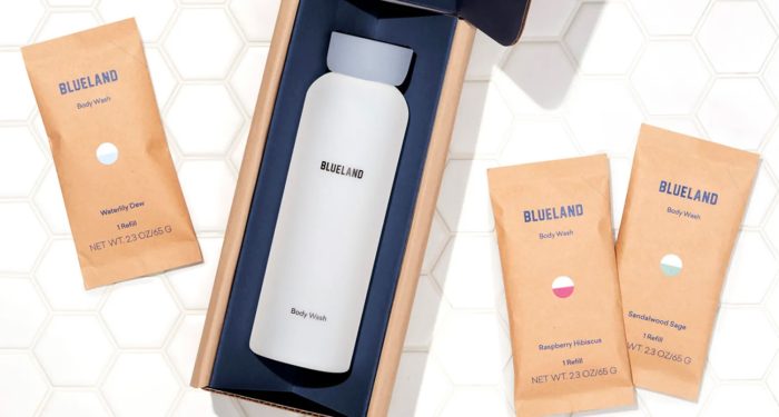 Blueland products in bathroom