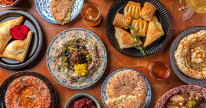 Mazal spread of food