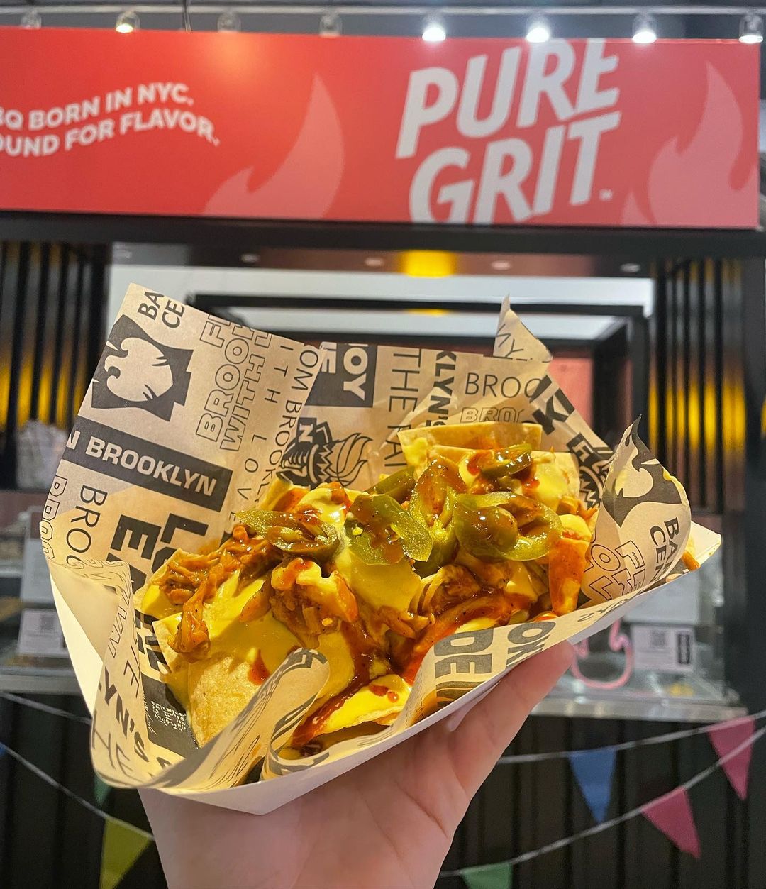 Pure Grit BBQ loaded nachos