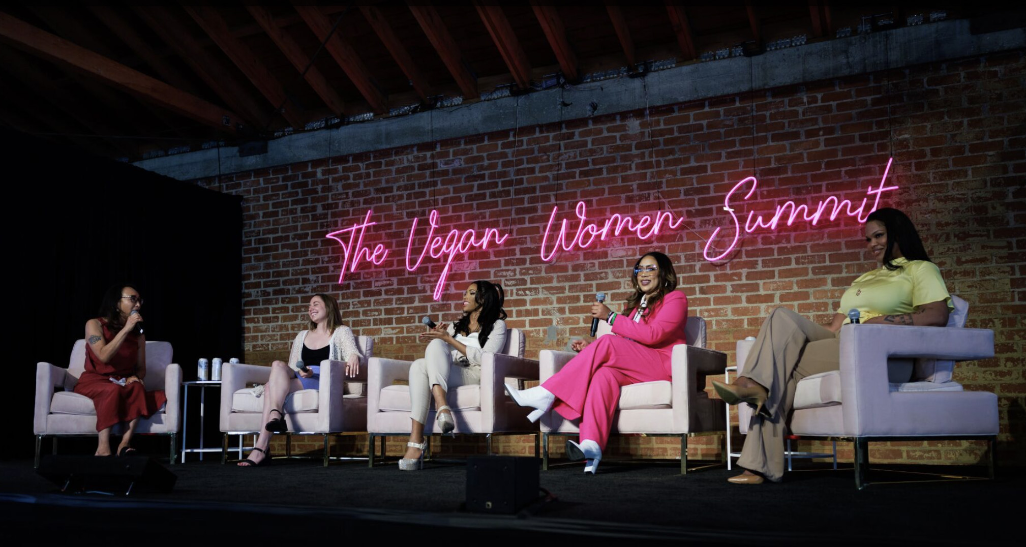 Women speaking at Vegan Women Summit