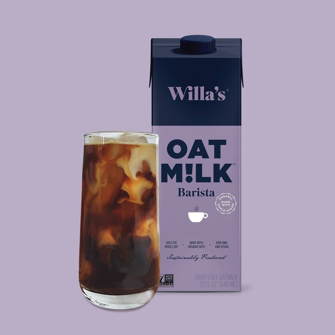 Willa’s oat milk in coffee
