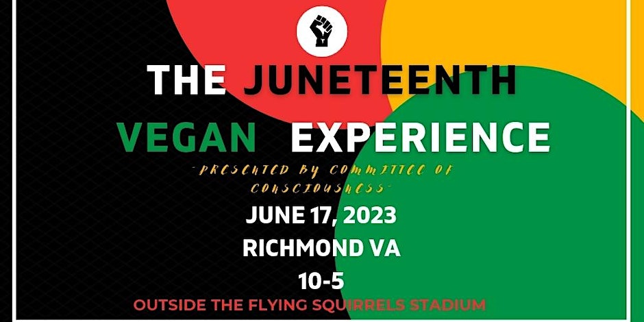 Juneteenth Vegan Experience flyer