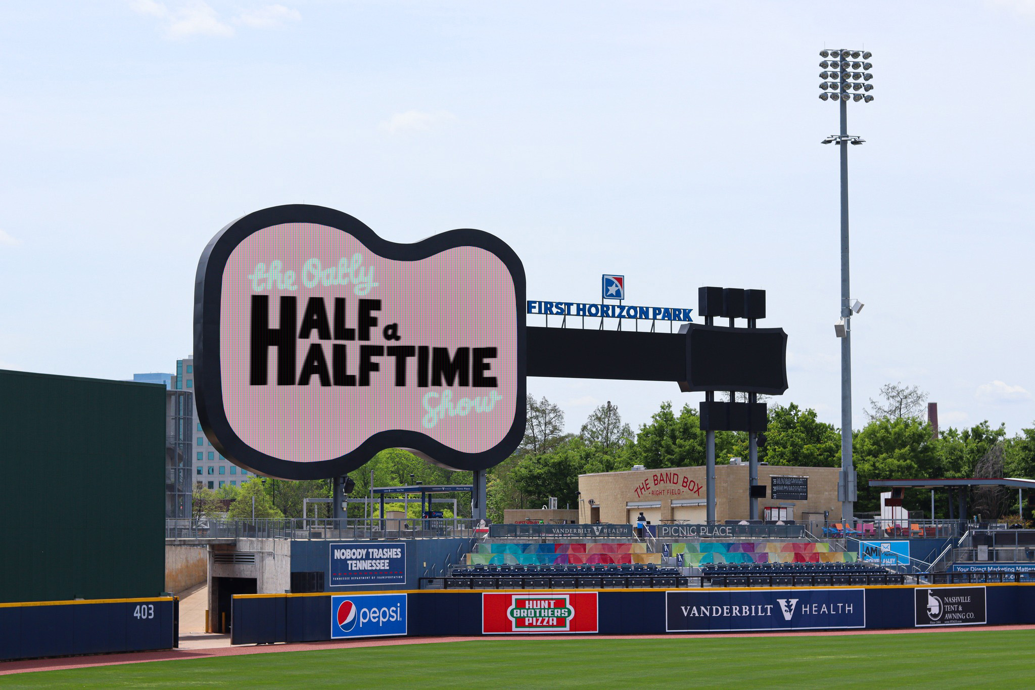 Halftime show at MiLB game