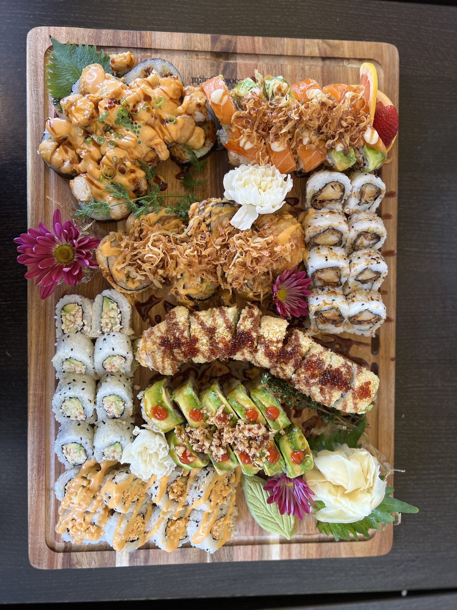 Vegan sushi from The Plant Lab