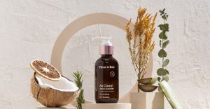 Fleur & Bee products with florals and coconut