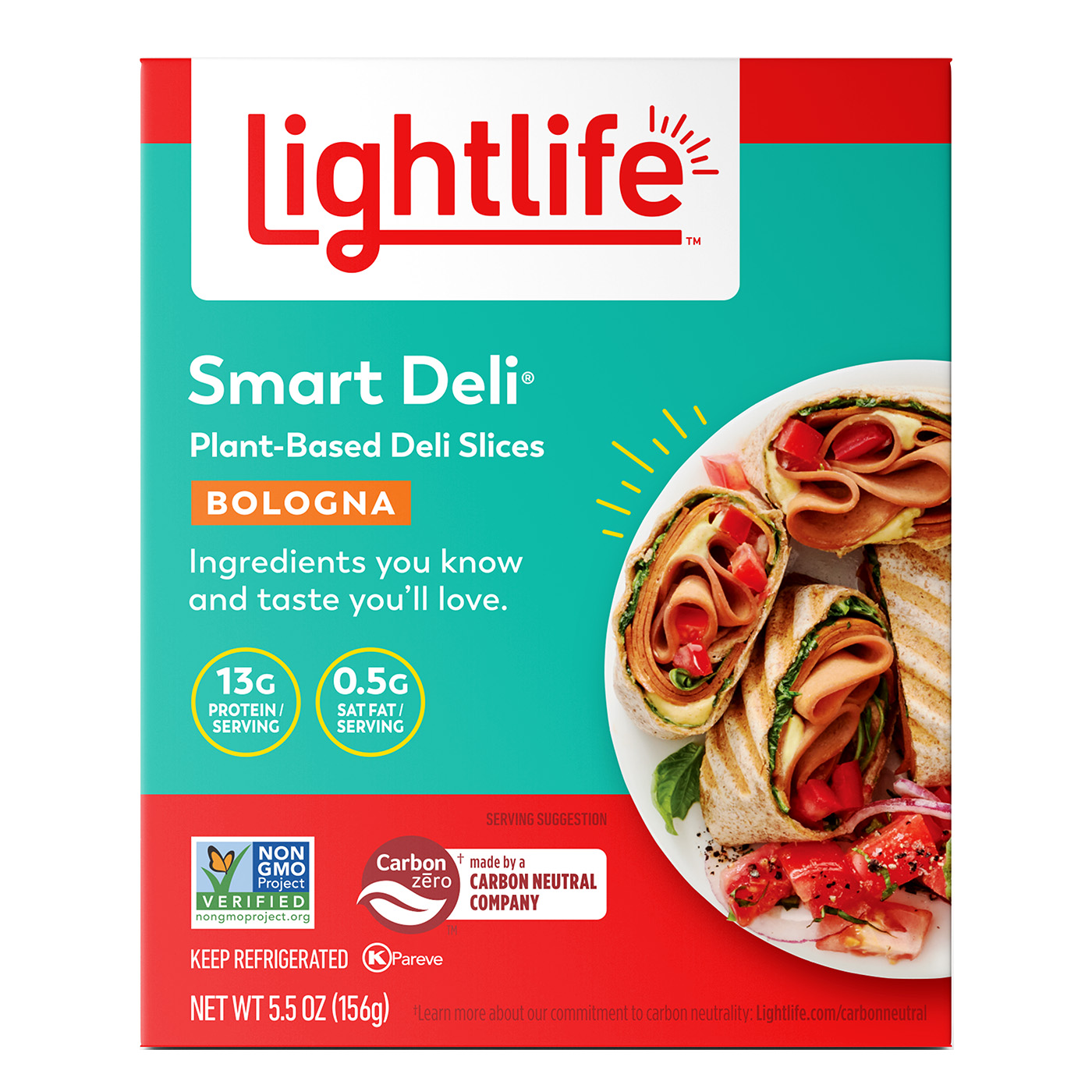 Lightlife vegan lunch meat package