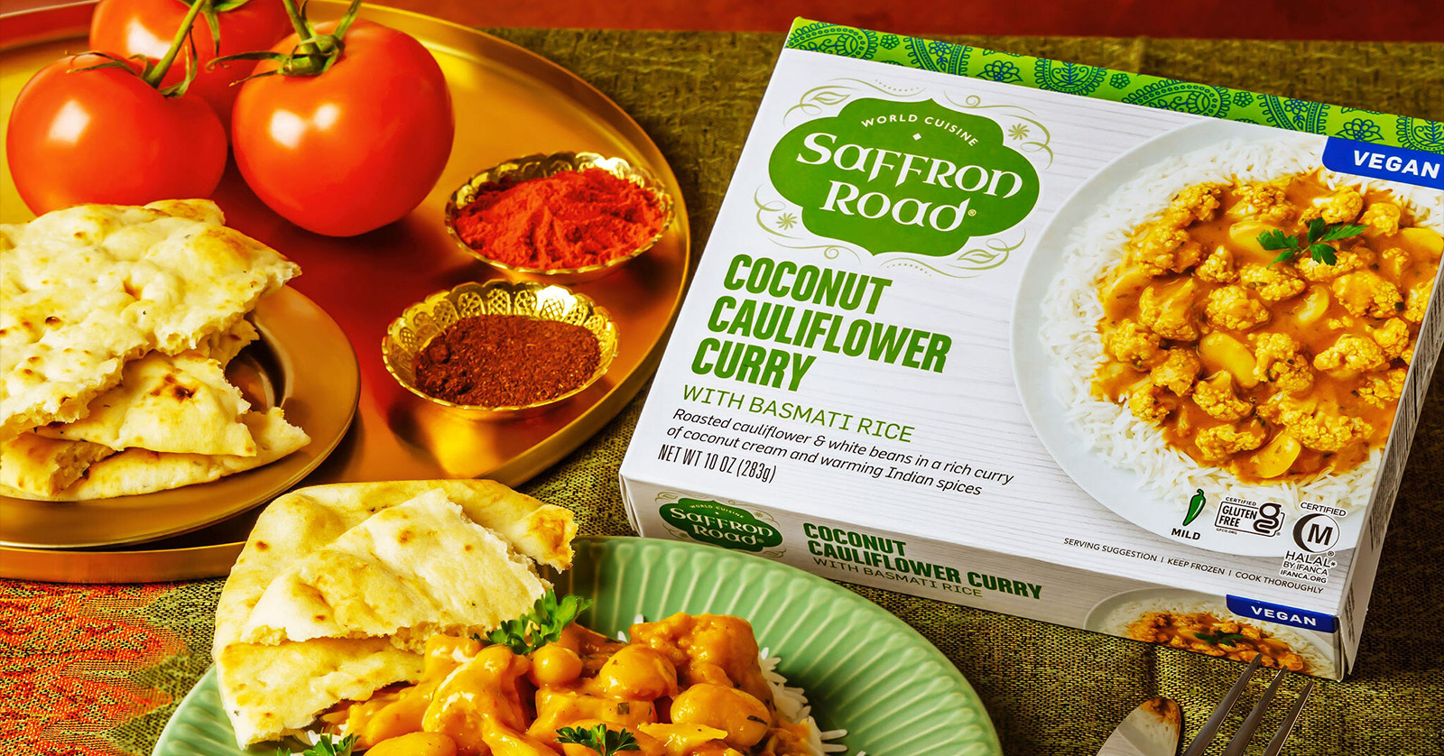 Coconut Cauliflower Curry frozen meal 