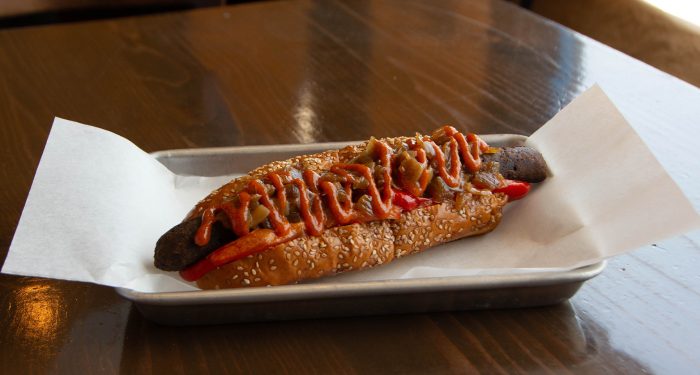 Turkish Impossible Sausage from Ojai Pub