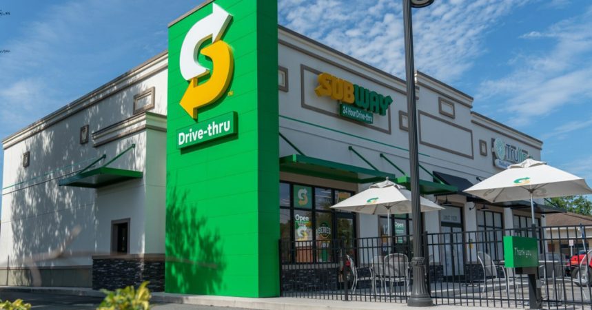 Exterior of Subway store