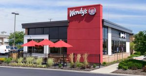 Outside of Wendy's building