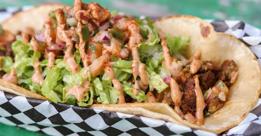 Arlo vegan wrap in tray