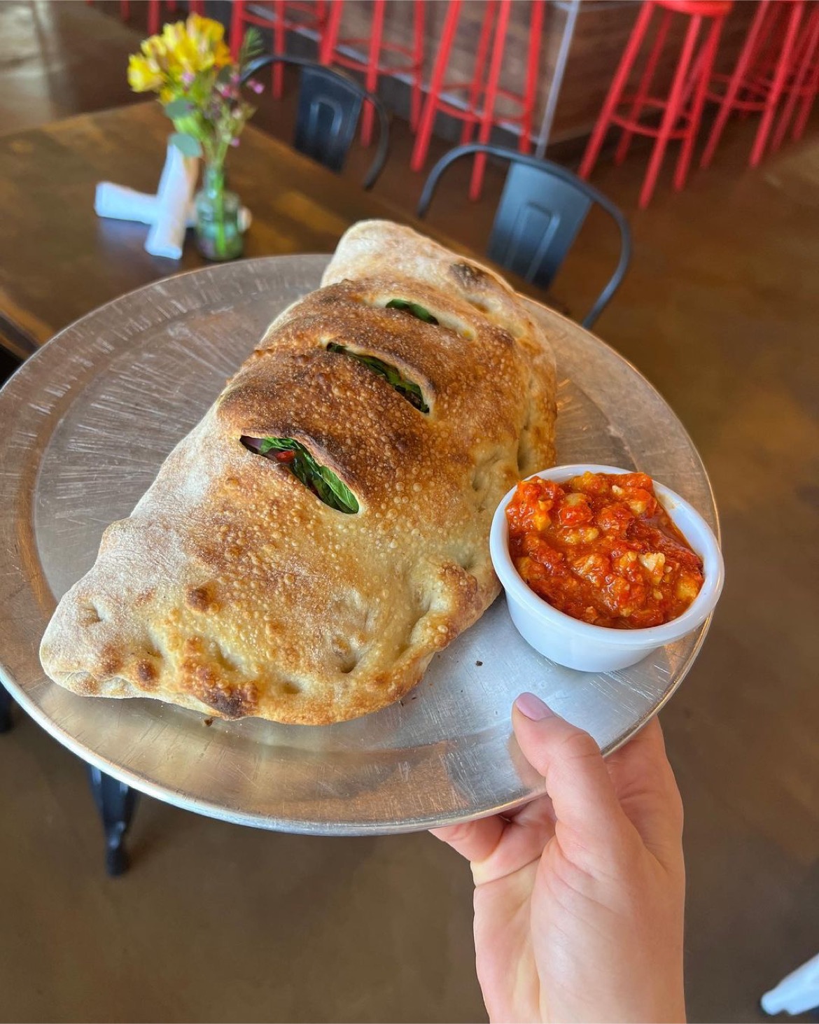 Breakfast in Bread Calzone from Donna Jean
