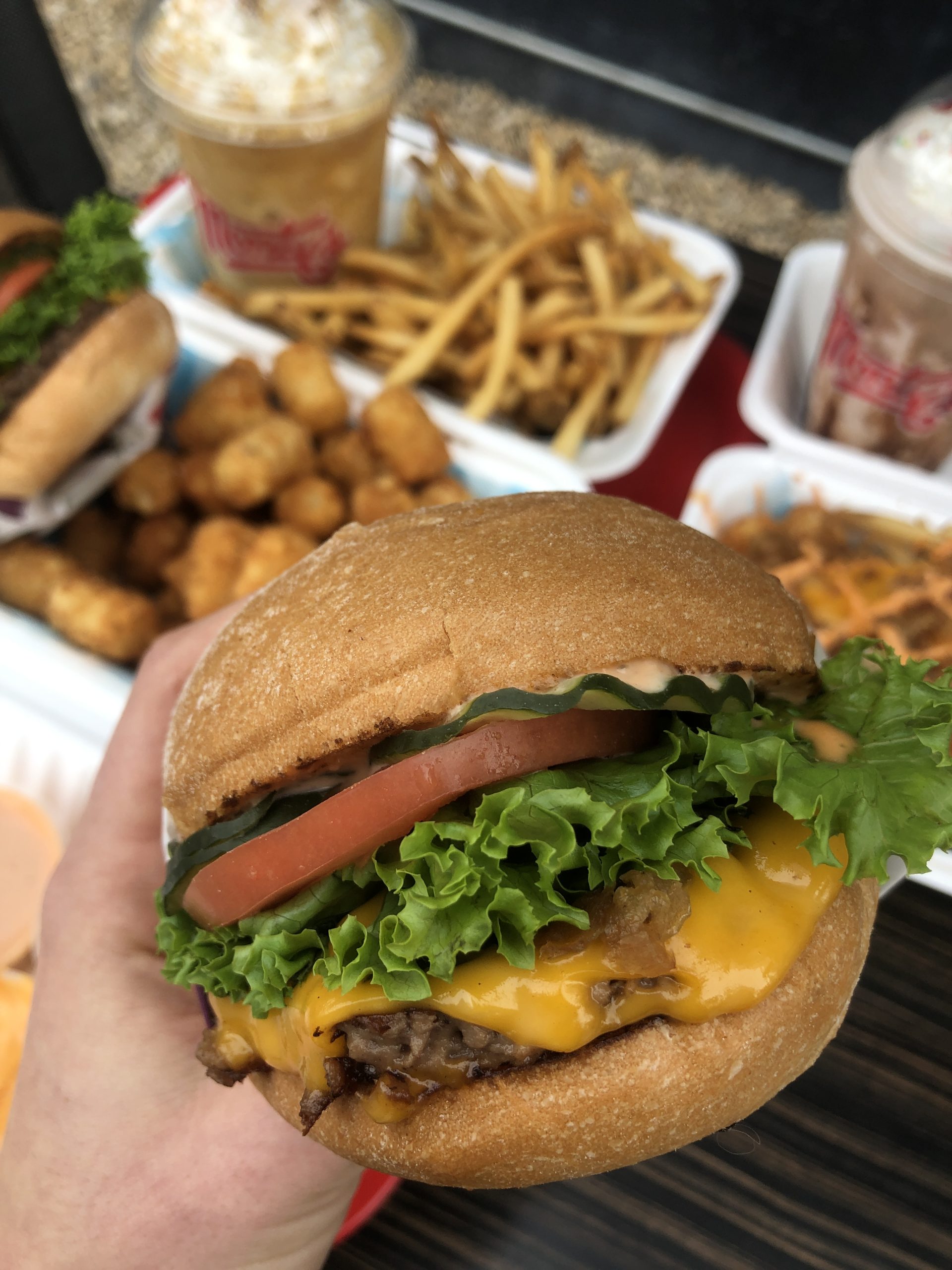 Vegan Double Cheeseburger from Monty's Good Burger