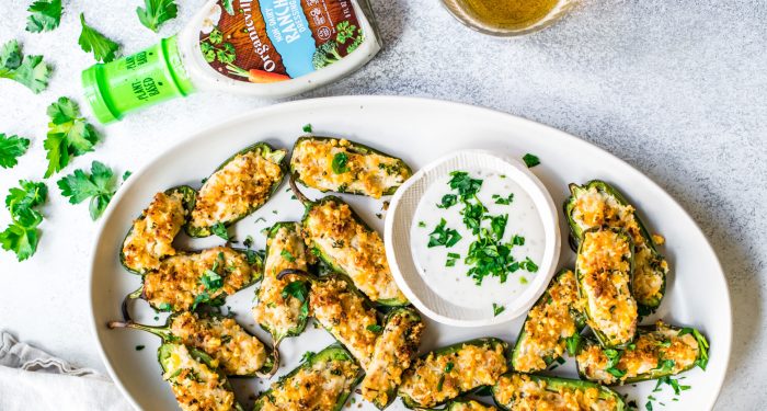 Organicville jalepeno poppers with ranch