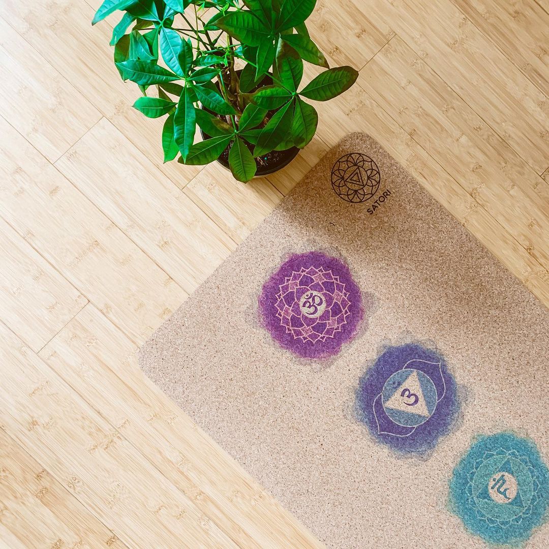 Satori Concept yoga mat on floor