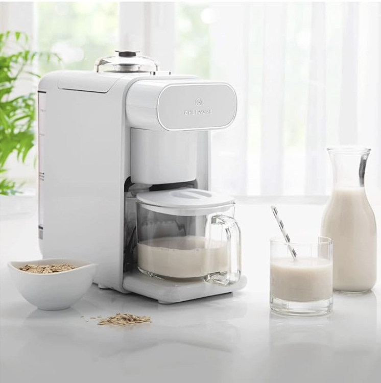 ChefWave machine with almond milk