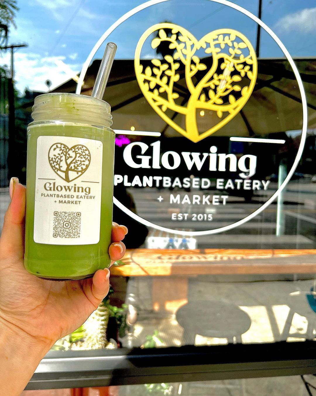 Glowing Plant-Based Eatery