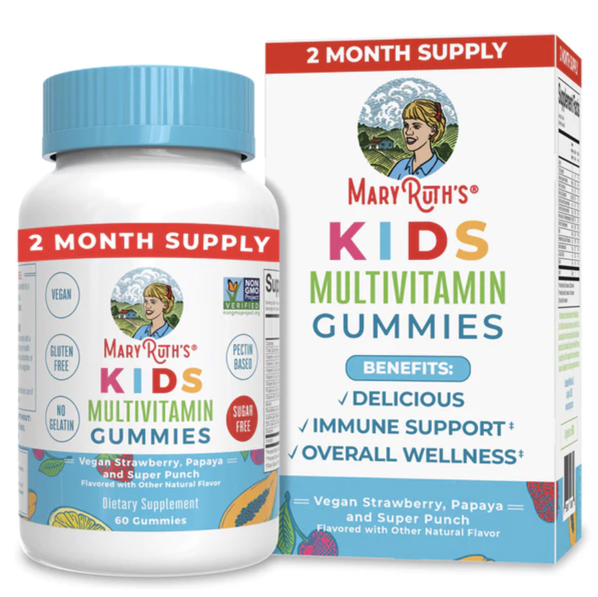 Llama Naturals Kids Multi Vitamin Gummies - Strawberry