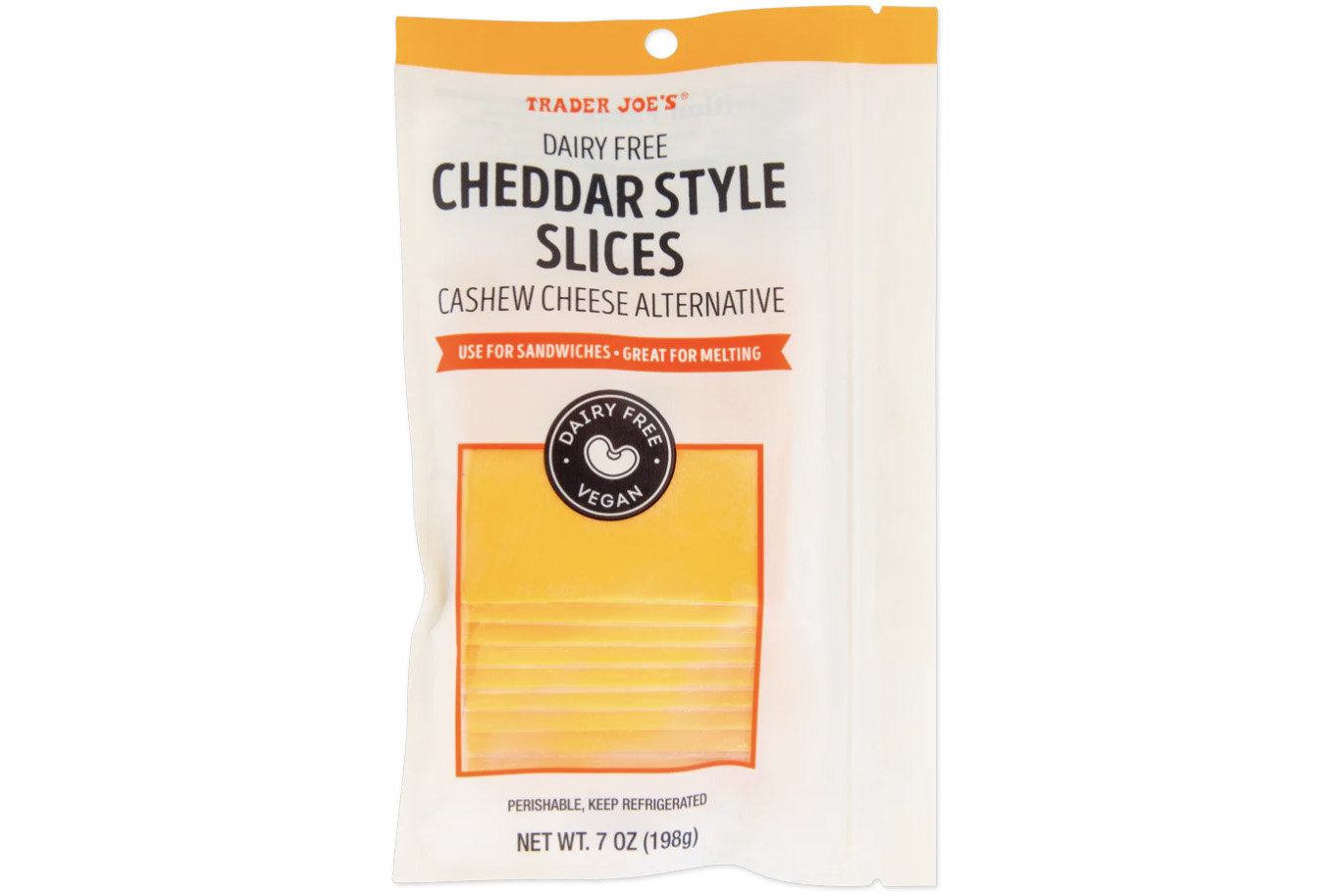 Dairy-Free Cheddar Style Slices