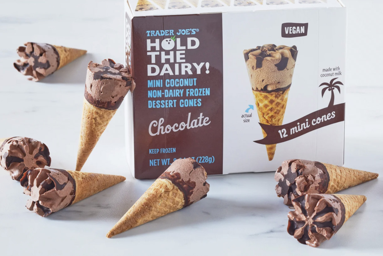 Hold the Dairy! Vegan Chocolate Mini Cones
