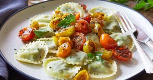 Vegan Spinach & Cashew Ravioli