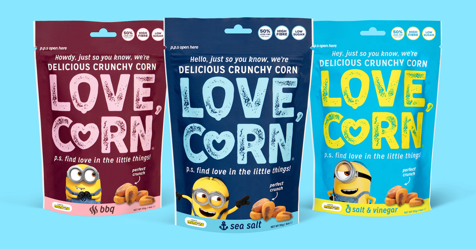 Love Corn Launches New Minions Themed Multipacks And Sharing Packs Love Corn Launches New Minions Themed Multipacks And Sharing Packs
